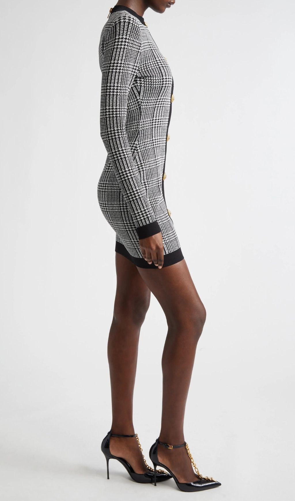 Fashionslee Women Karinda Long Sleeve Knit Mini Dress