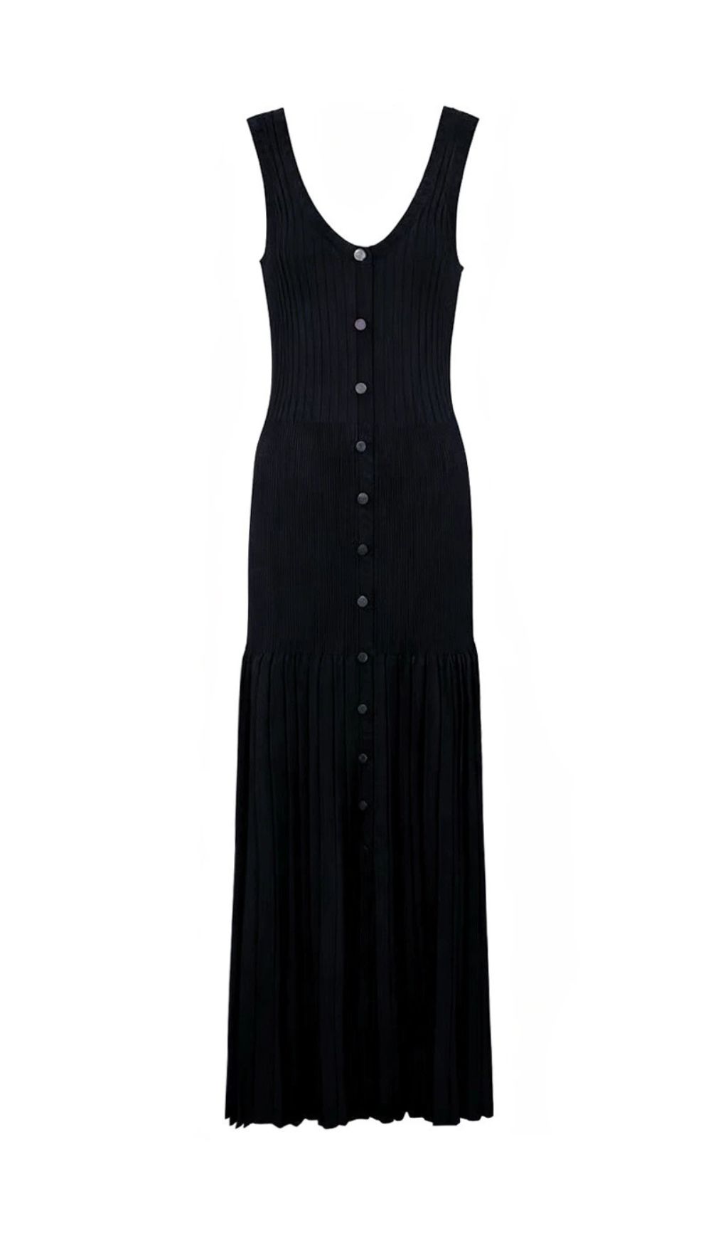Fashionslee Women Jackie Black Knit Cardigan & Maxi Dress