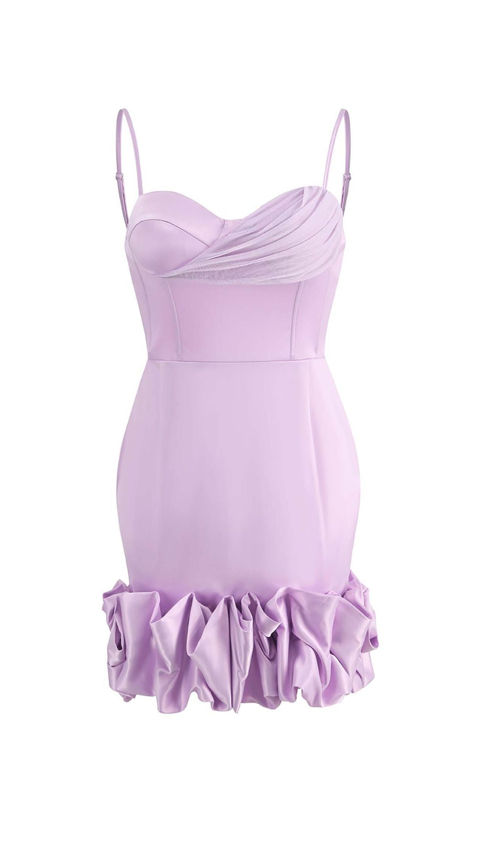 2c5dc872c2eb007a120222543aaf0006.jpeg Fashionslee Women Ruffled Corset Mini Dress In Purple