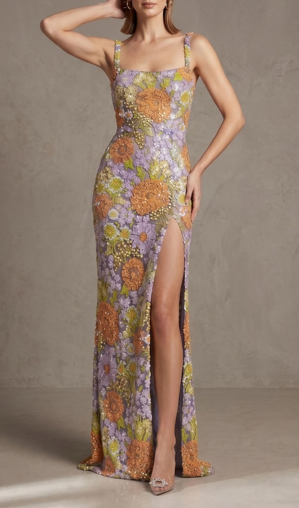 2c73232467339310fa3115ac30507b5b.jpg Fashionslee Women Kiko Strappy Floral Sequin Maxi Dress