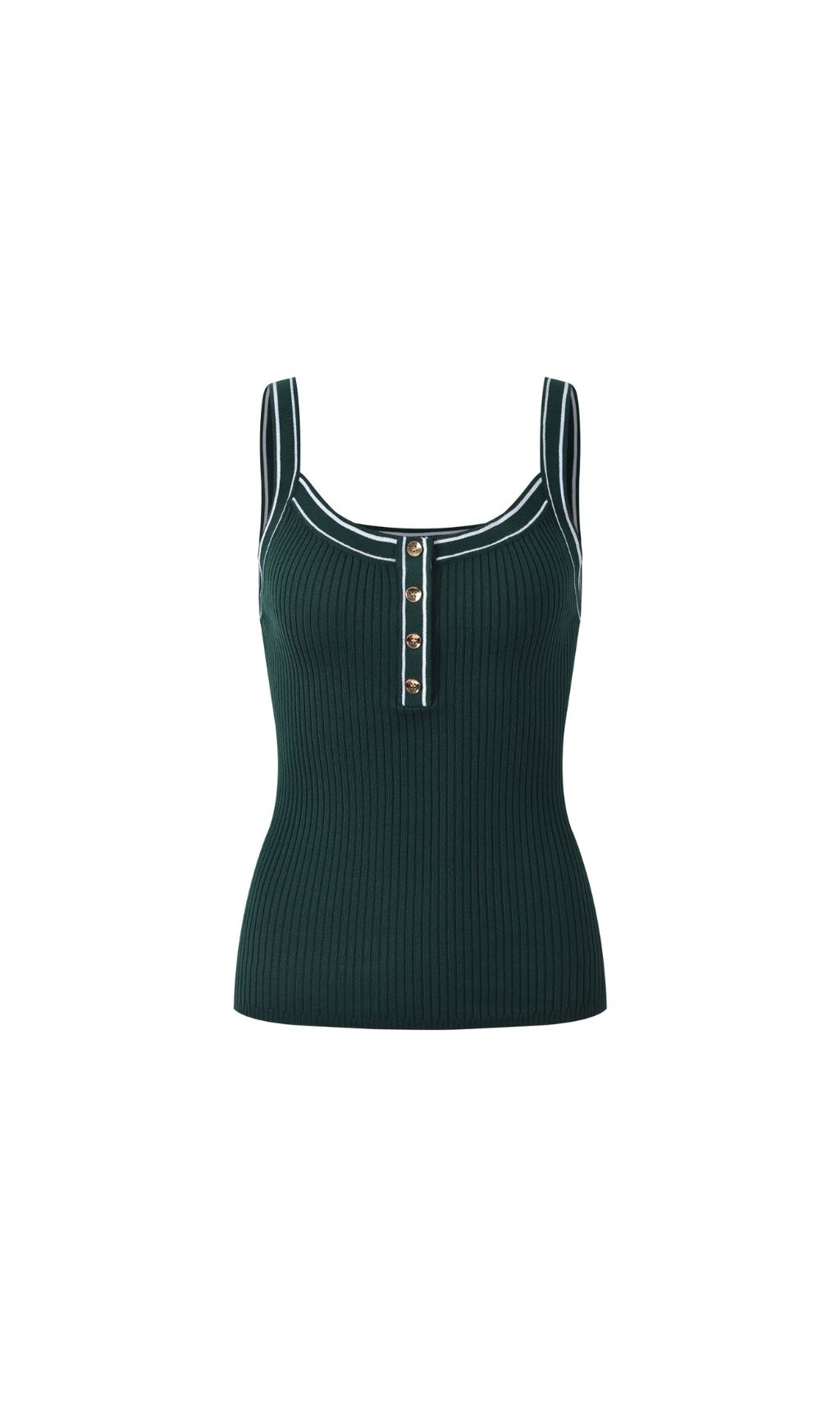 2caea3933f09588109b0d9cd48cff02e.jpg Fashionslee Women Two Tone Knit Tank