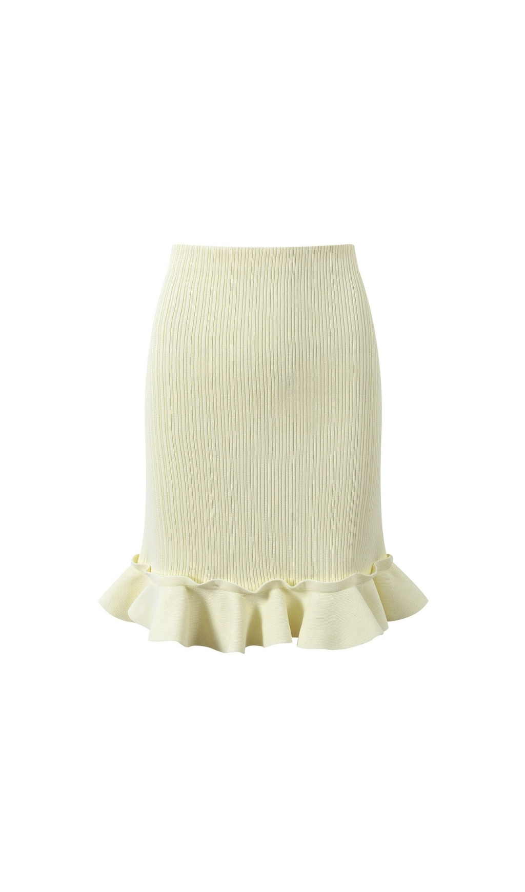 2cca58a44fed11927650999fe6ab71f0.jpg Fashionslee Women Knit Ruffle Skirt