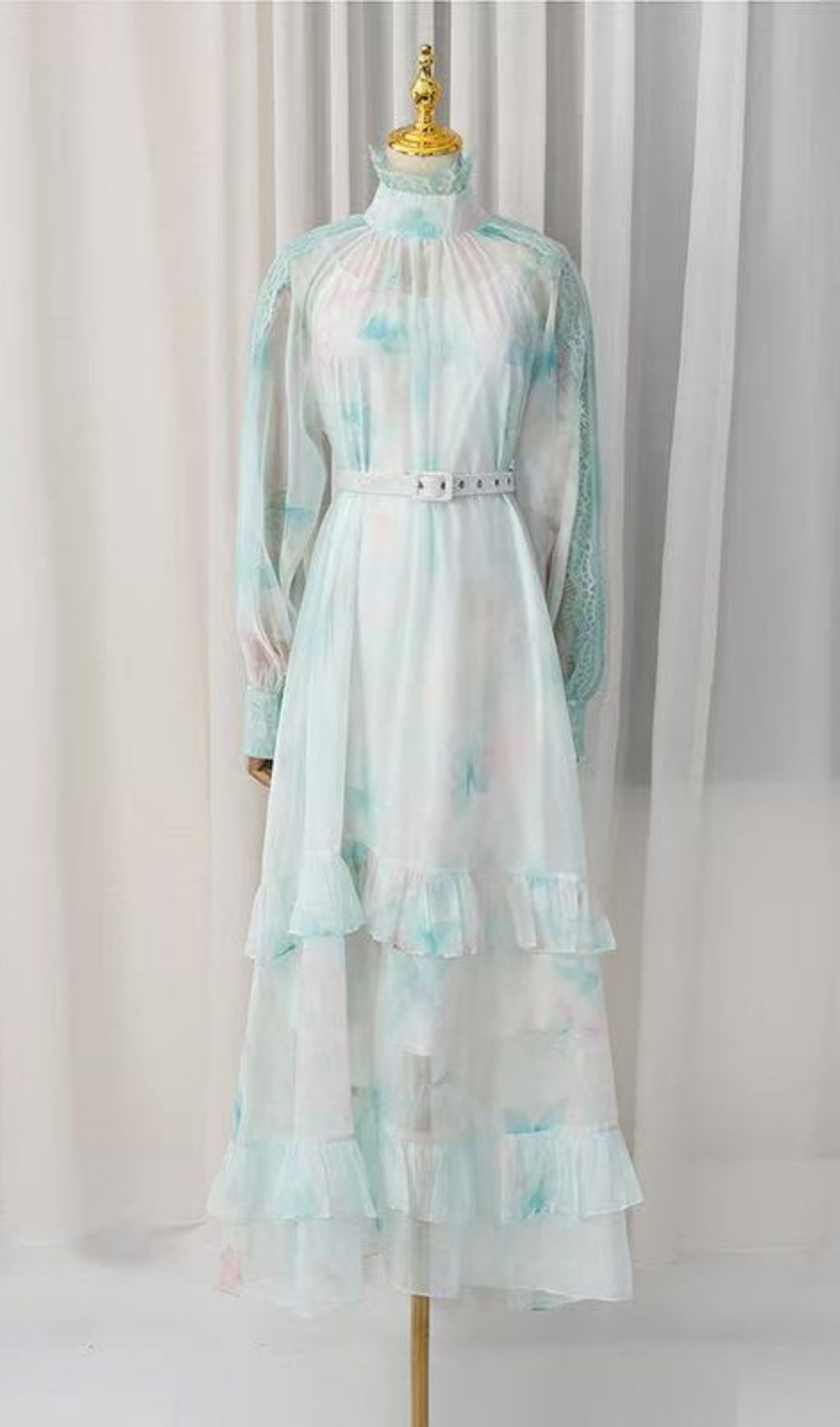 2cfb2b45f22fa1fa0fbd9e6b495119a1.jpg Fashionslee Women Jenitta Printed Long Sleeve Maxi Dress