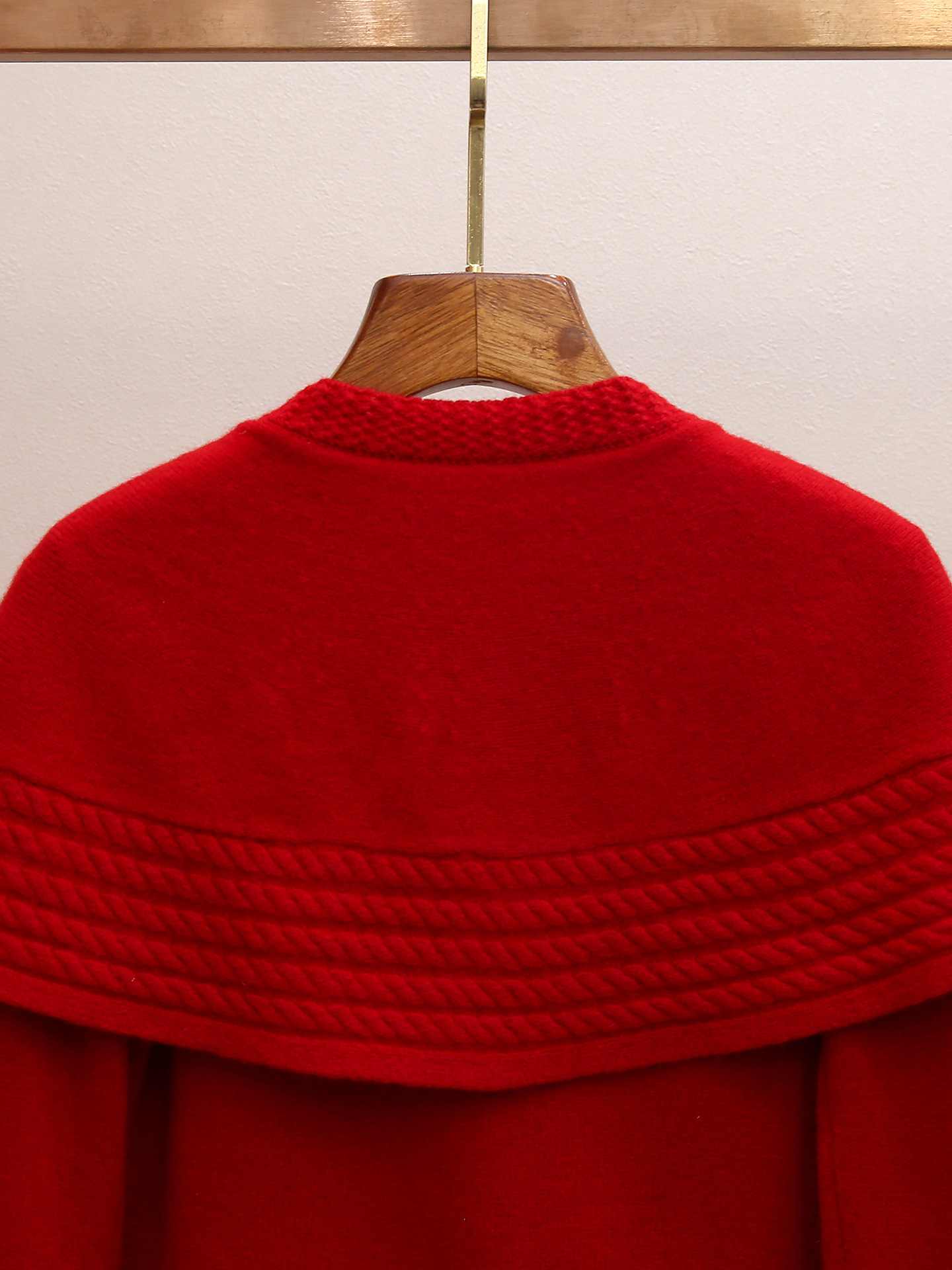 TRENDING RED BOW CAPE SWEATER - OWNCI TRENDING RED BOW CAPE SWEATER - OWNCI