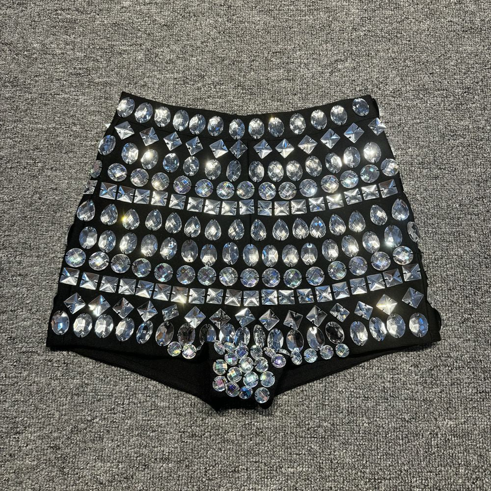 2d09eeecf49f186481c70d0c92ff768a.jpeg Fashionslee Women Archie High-Waisted Embellished Short