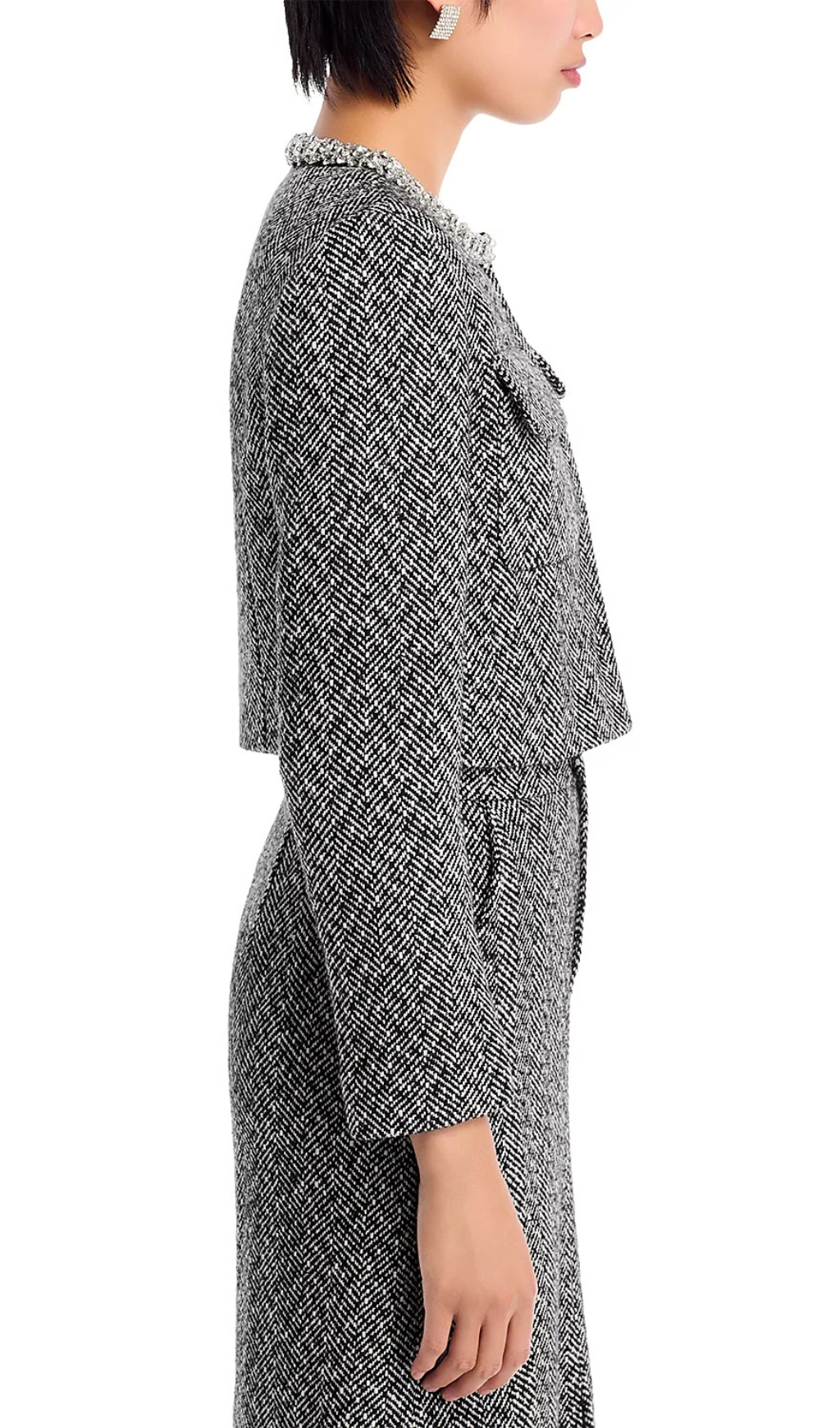 Fashionslee Women Embellished Jacket
