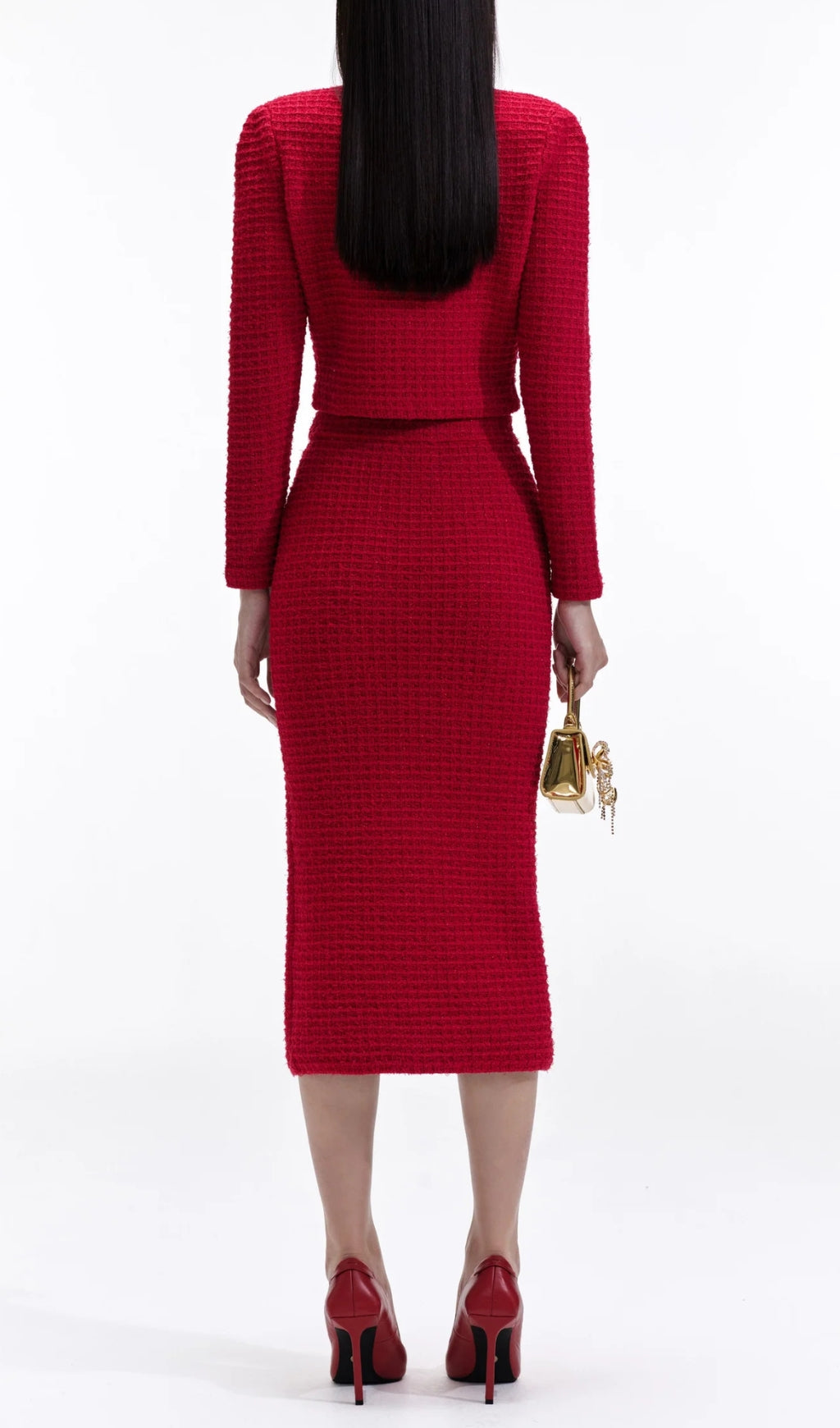 2d6764c2c934fe482ac73a12a82ea478.jpeg Fashionslee Women Allura Red Knit V Neck Cardigan Set