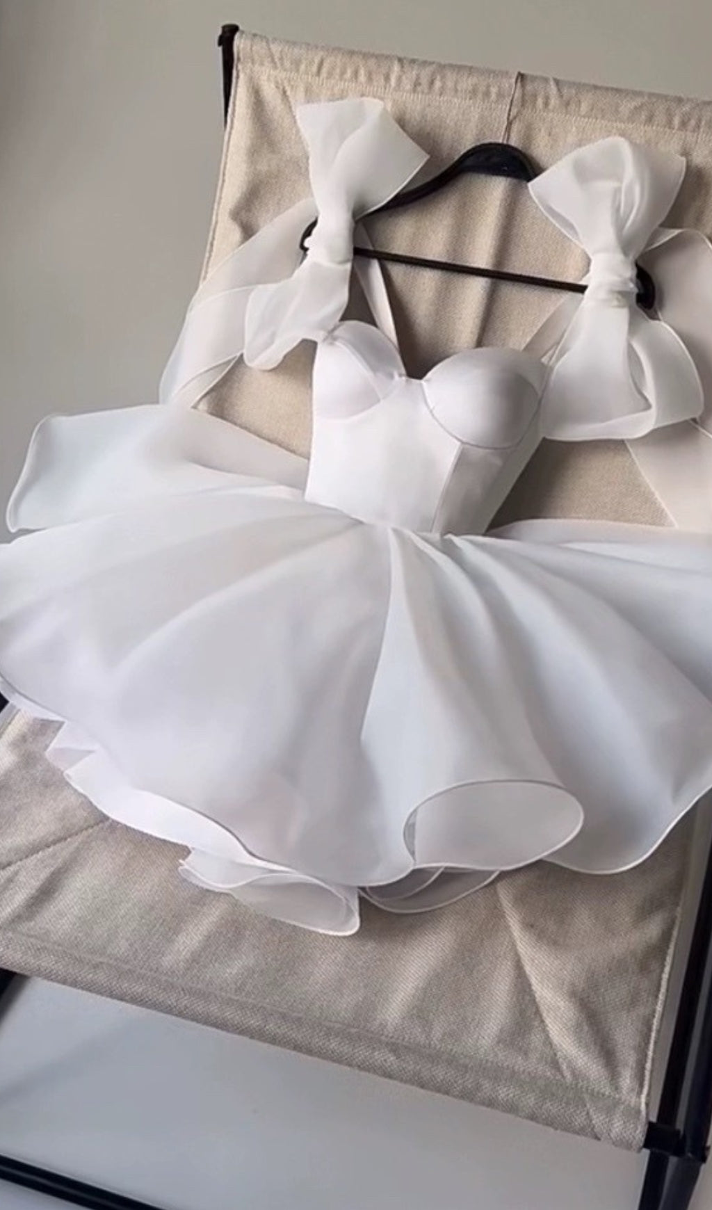 2de0eec44c0b91698d410a976a904838.jpeg Fashionslee Women Aminta Bow Shoulder Mini Dress