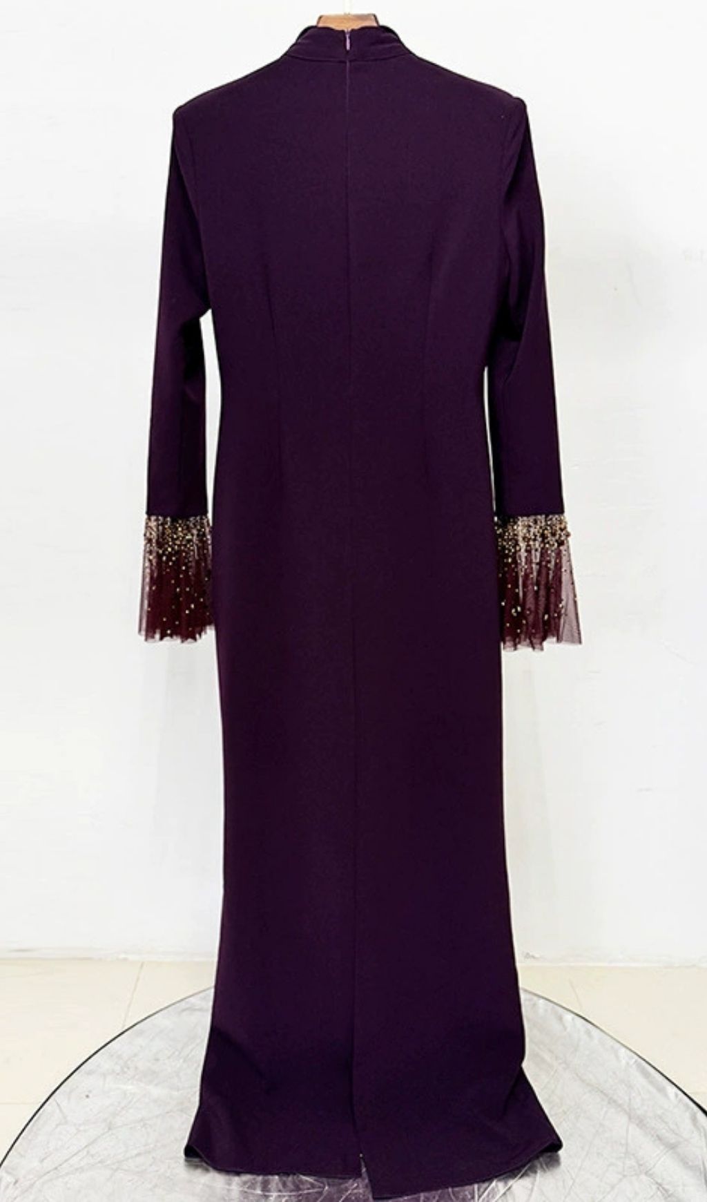 2e5d62bede64340a81e211c7e15d4c0f.jpg Fashionslee Women Kyrene Embellished Long Sleeve Maxi Dress