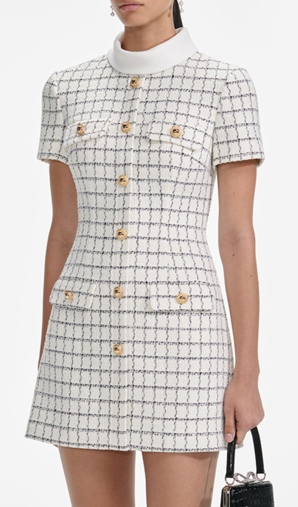 2f0e7113dbf737744a39eaed7419d0ec.png Fashionslee Women Grina Striped Button Mini Dress