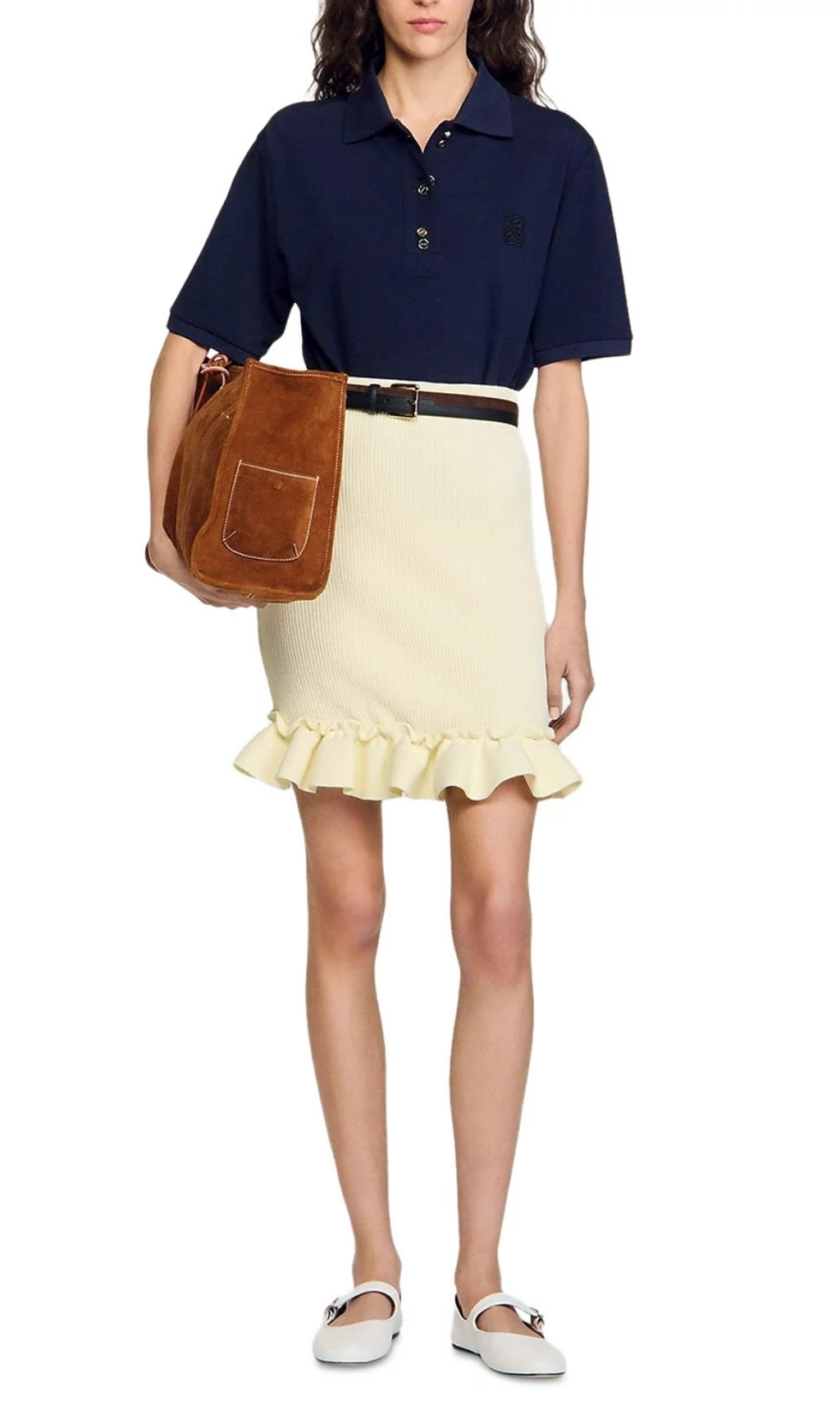 2f45dc1820ce058340385127fcb6578c.jpg Fashionslee Women Knit Ruffle Skirt