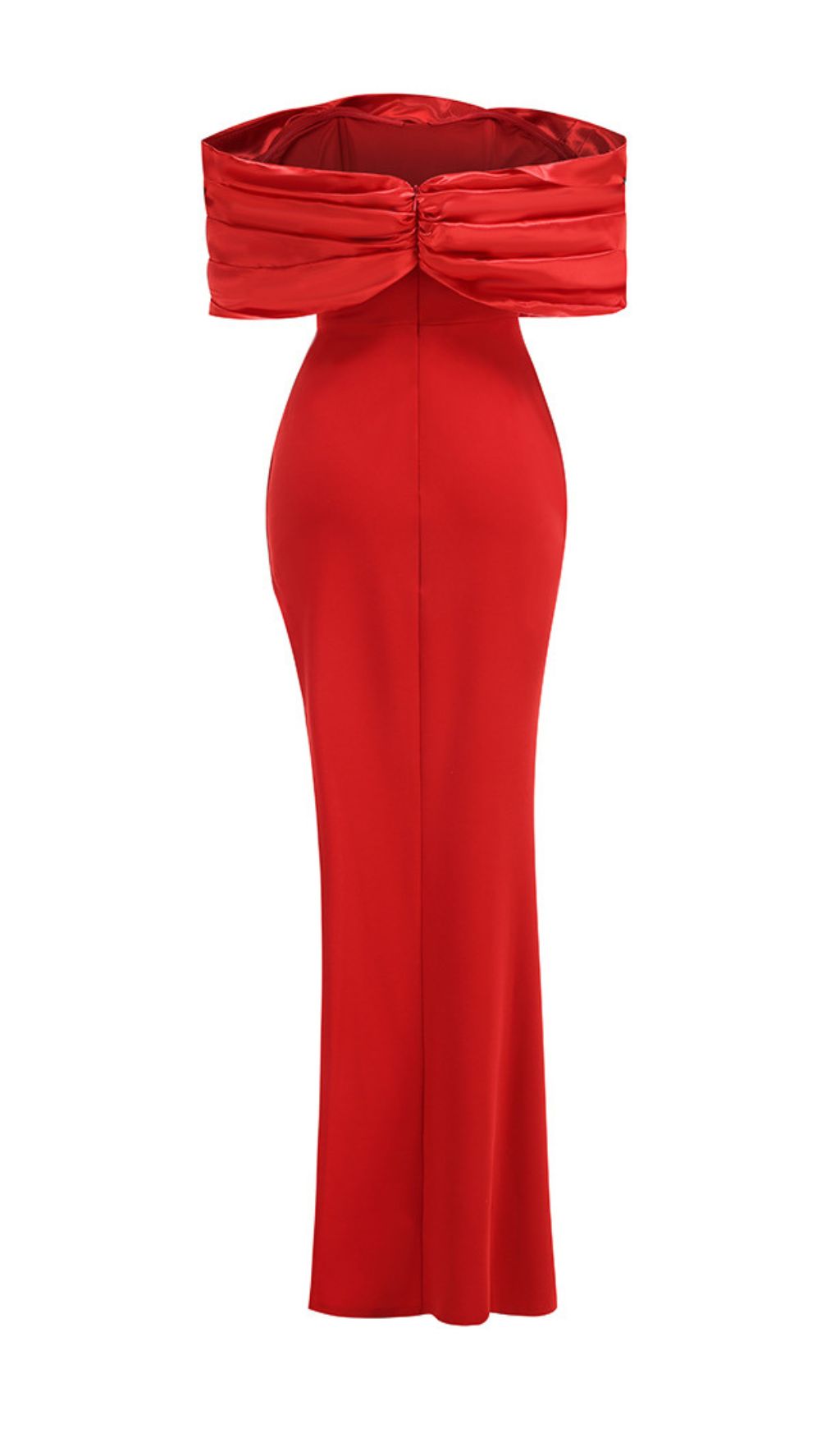 2f6afdc6c6a3a90edec045324f040f78.jpg Fashionslee Women Jonilde Red Off-Shoulder Maxi Dress