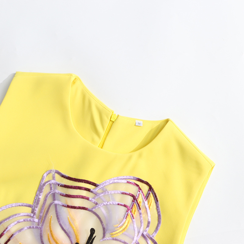 2f99d50ab44520109b50168e41c86428.jpg Fashionslee Women Evalyse Sleeveless Flower Mini Dress