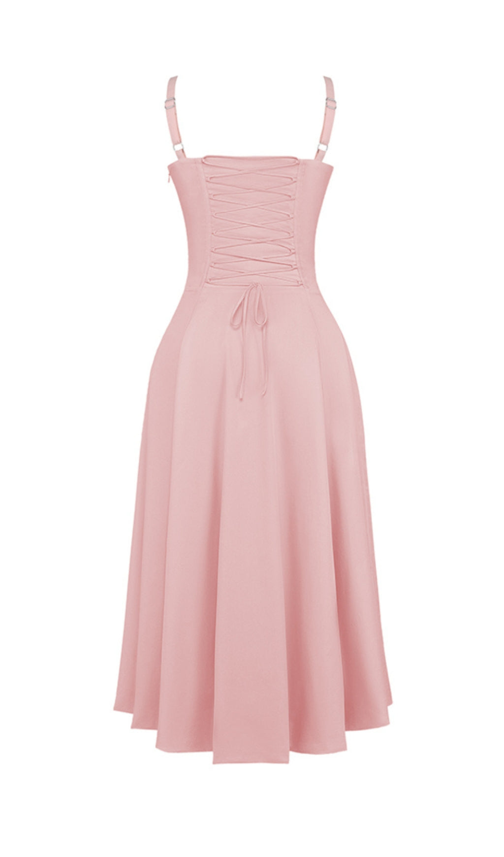 30004d712a6e414a47d5c80e0d79e203.jpeg Fashionslee Women Baby Pink Bustier Sundress