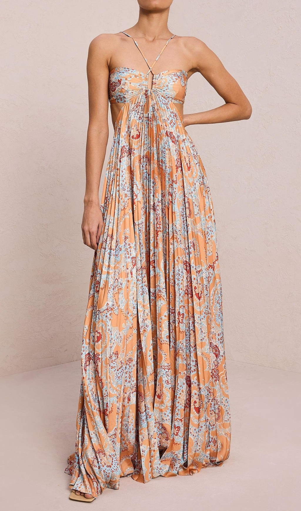 3038a7eb75809cb5c65ff922a52428c8.jpg Fashionslee Women Dorisa Printed Backless Maxi Dress