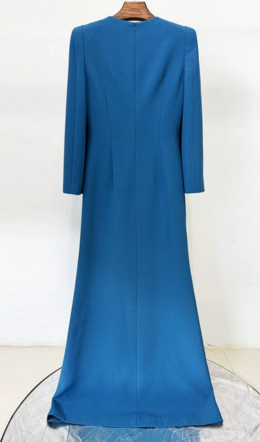 30481385f6f26b4da7d4599f15888080.jpg Fashionslee Women Kreeli Diamante Long Sleeve Maxi Dress