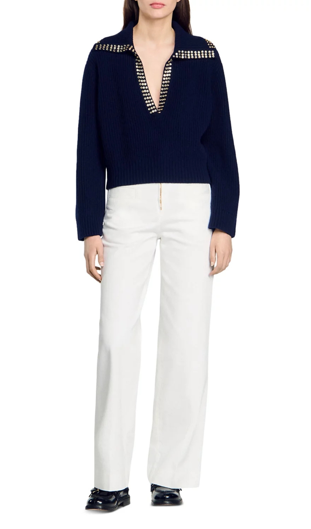 309e630c824652463055ff9a86bbe120.jpg Fashionslee Women Orso Rhinestone Embellished Sweater