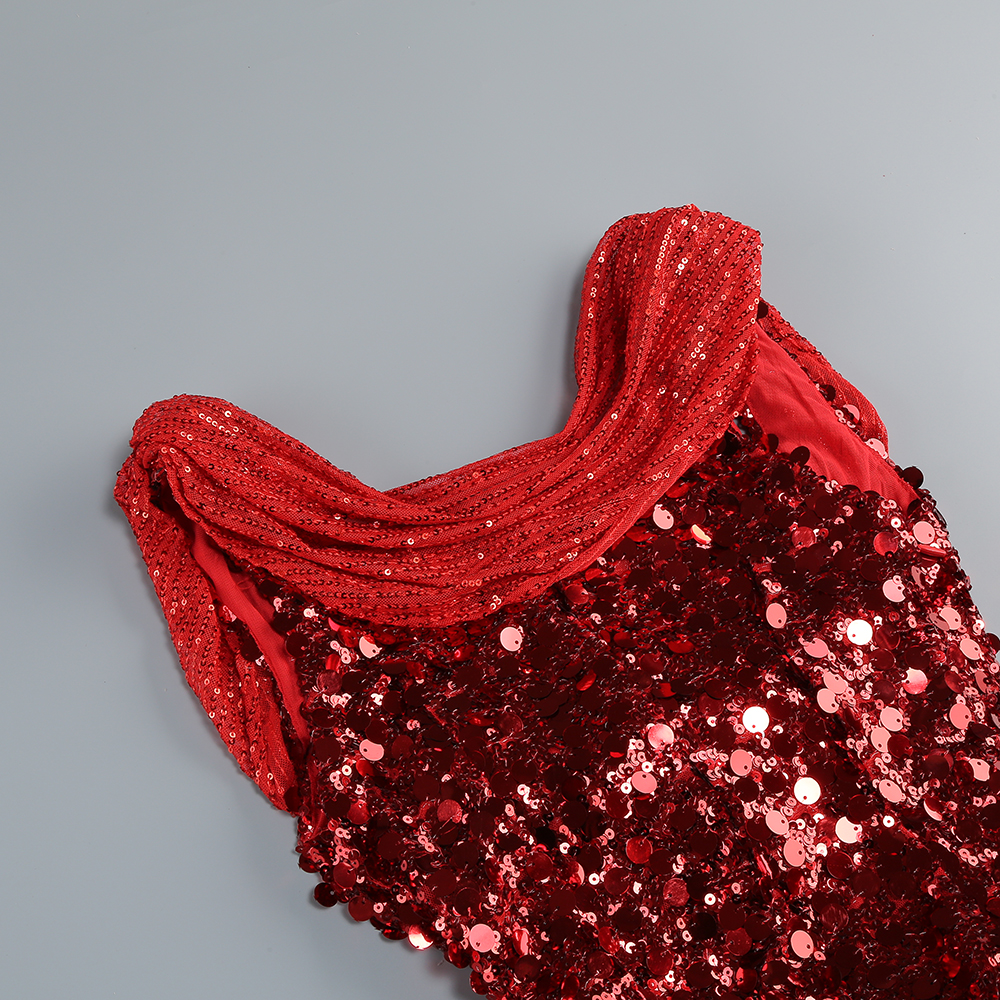 30e58355a5b4bf98b6dc24a91cff26bb.jpg Fashionslee Women Casi Red Sequin Maxi Dress
