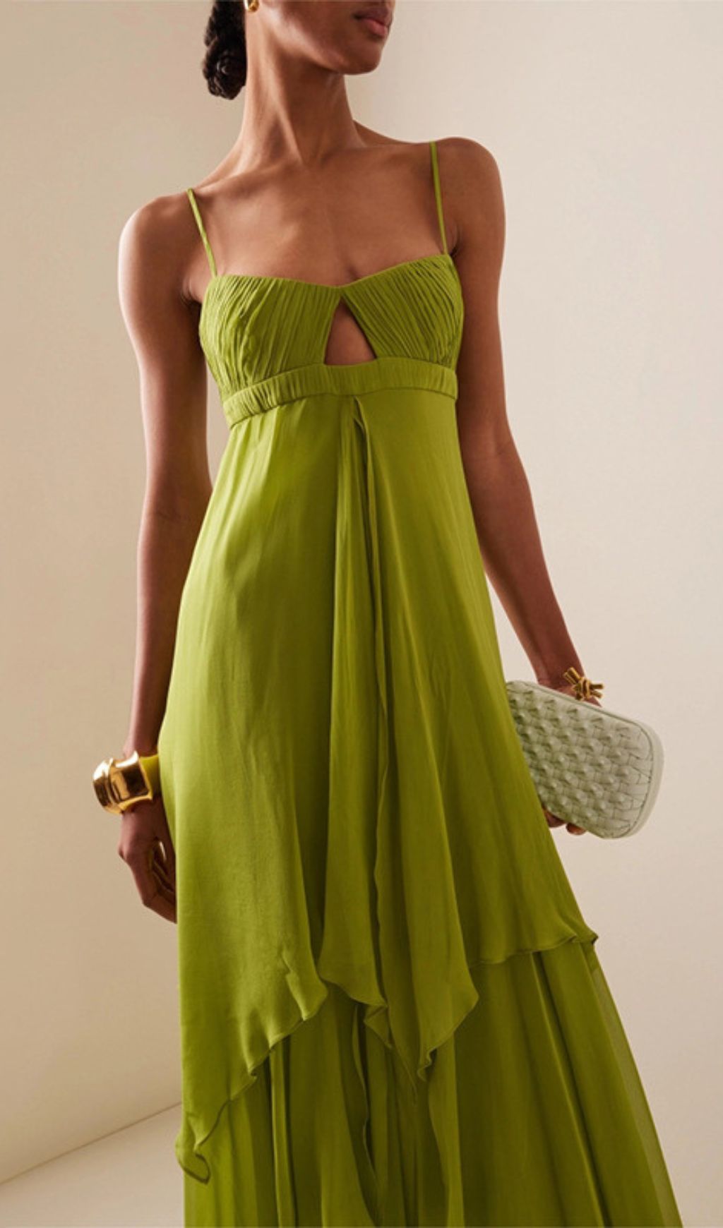 30f02554dfb0da870d0ca68df1e57c46.jpg Fashionslee Women Emmalia Green Irregular Hem Maxi Dress