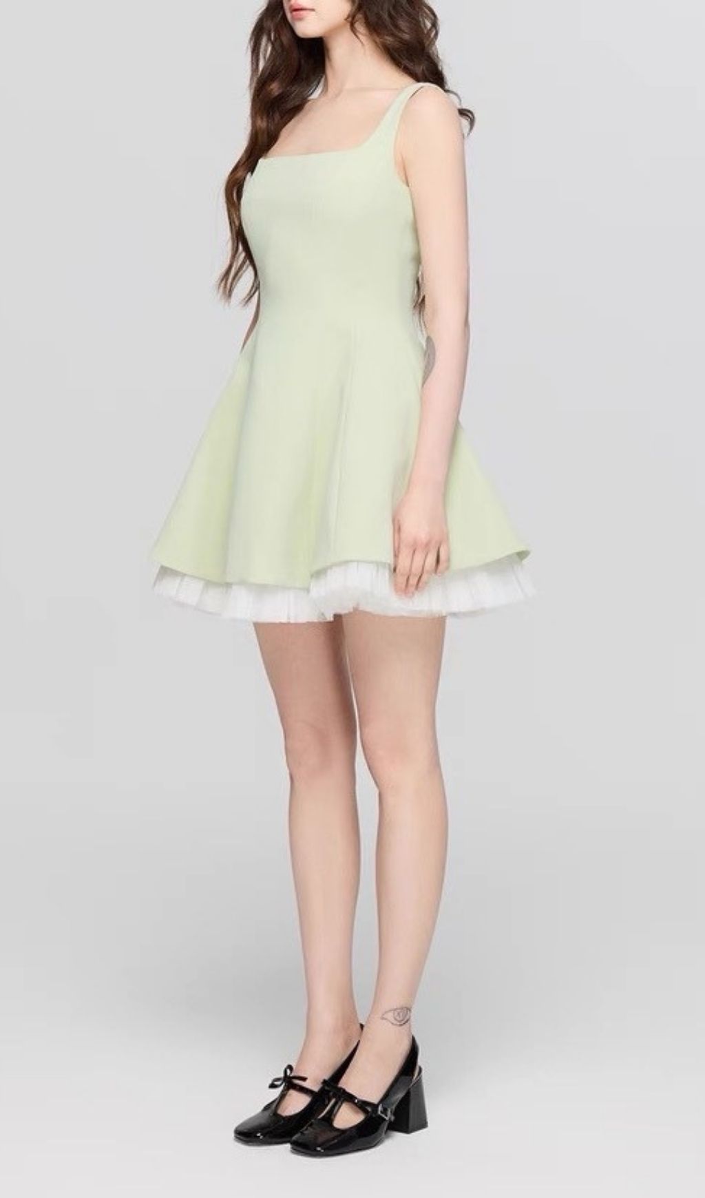 Fashionslee Women Karlie Green Strappy Mini Dress