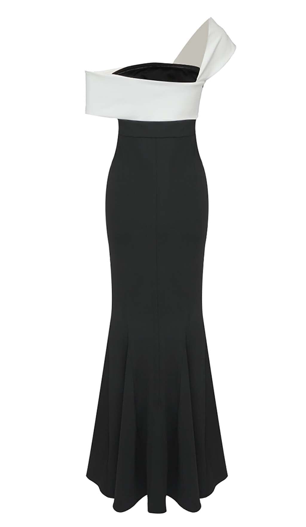 312ccef2437009915b38ba321ed62360.jpeg Fashionslee Women Asymmetric Off-The-Shoulder Maxi Dress In Black