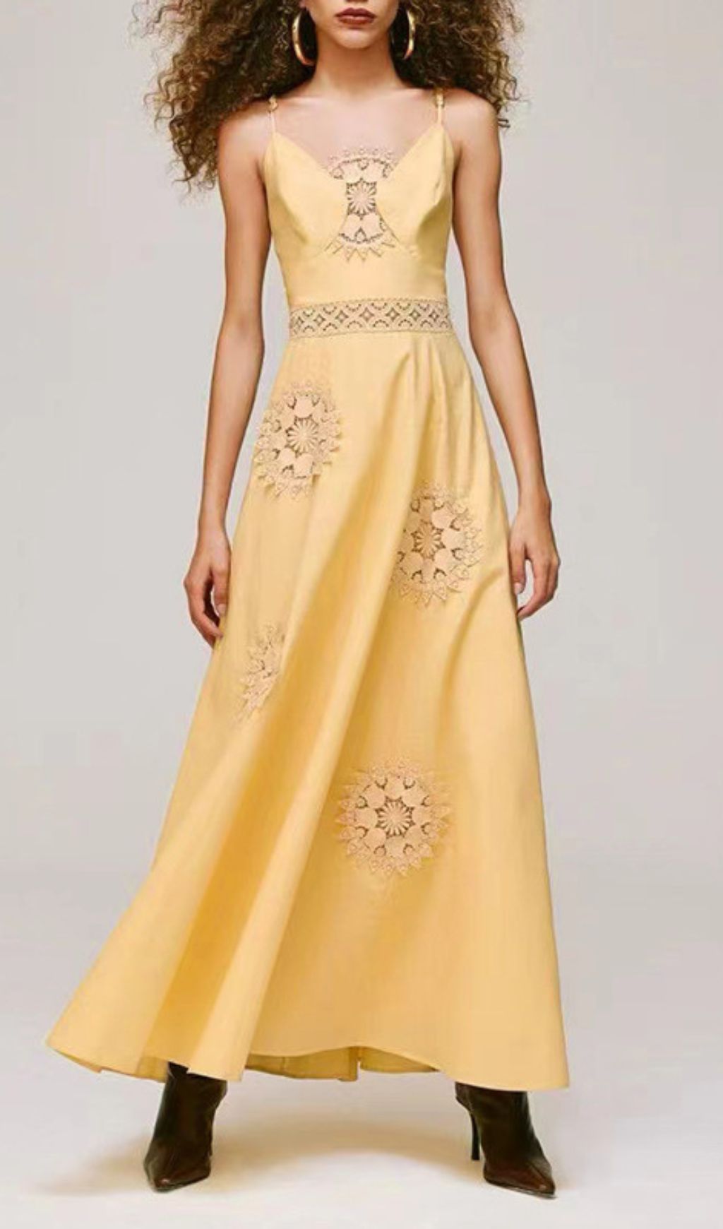 Fashionslee Women Emmali Crop Top & Strappy Maxi Dress