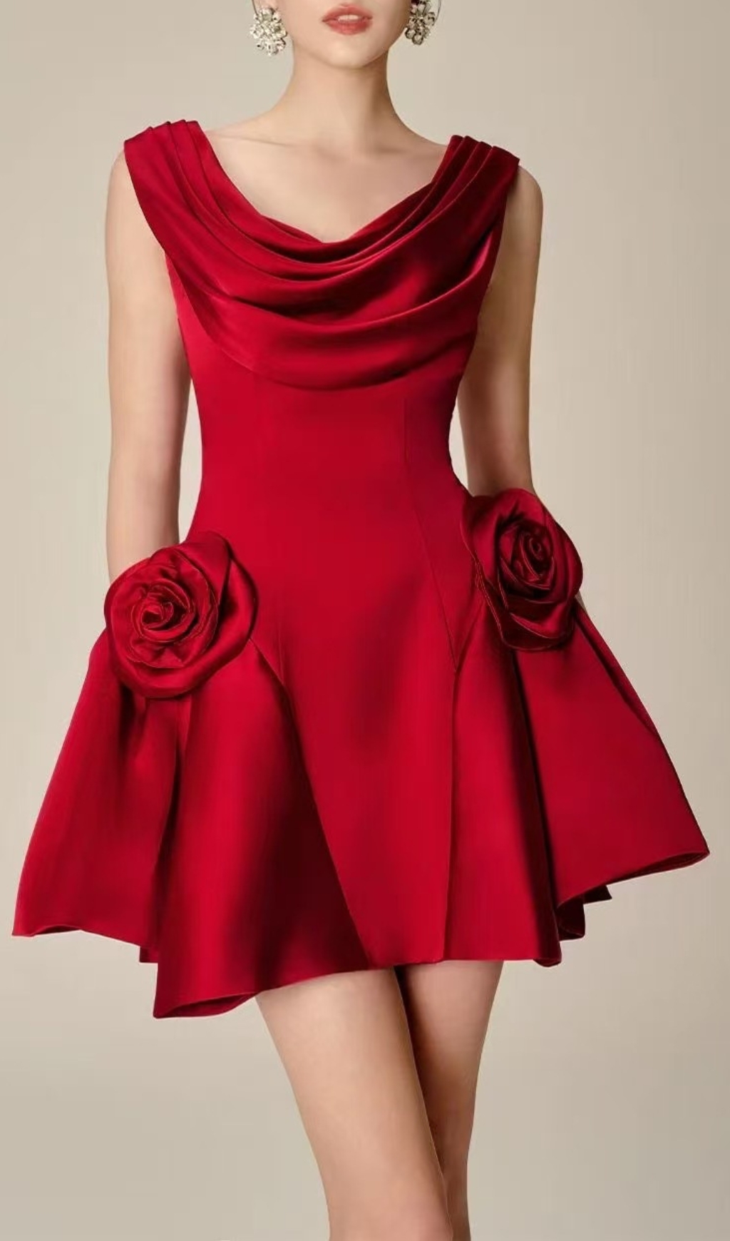313cc5b72537f044a1bdd3f71286635c.jpg Fashionslee Women Edana Flower Mini Dress
