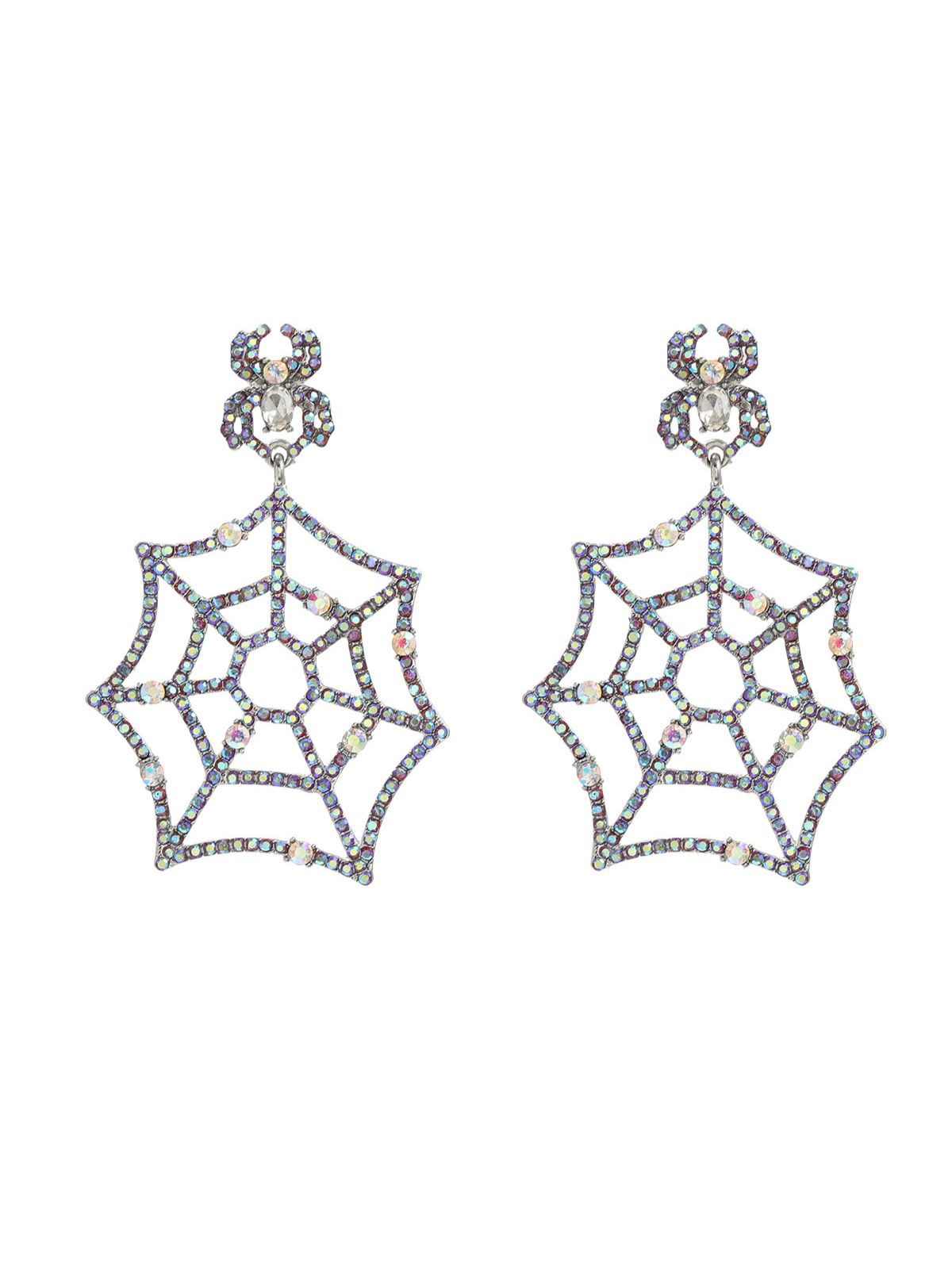 3175f204f9ddede316d2a61cda702ca0.jpeg Fashionslee Women Cobweb Rhinestone Earrings