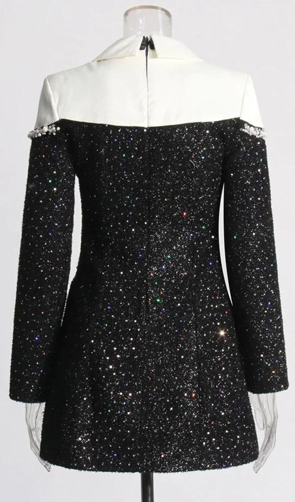 31ff96ab7b152a9e9fd1d22787e757a3.jpeg Fashionslee Women Ata Pearl Sequins Dress