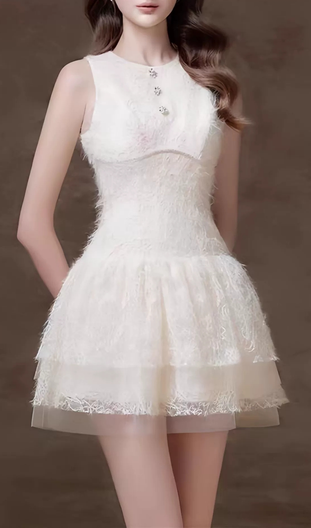 32067243658d804d339cc0813603ec27.jpg Fashionslee Women Elfreda White Lace Mini Dress