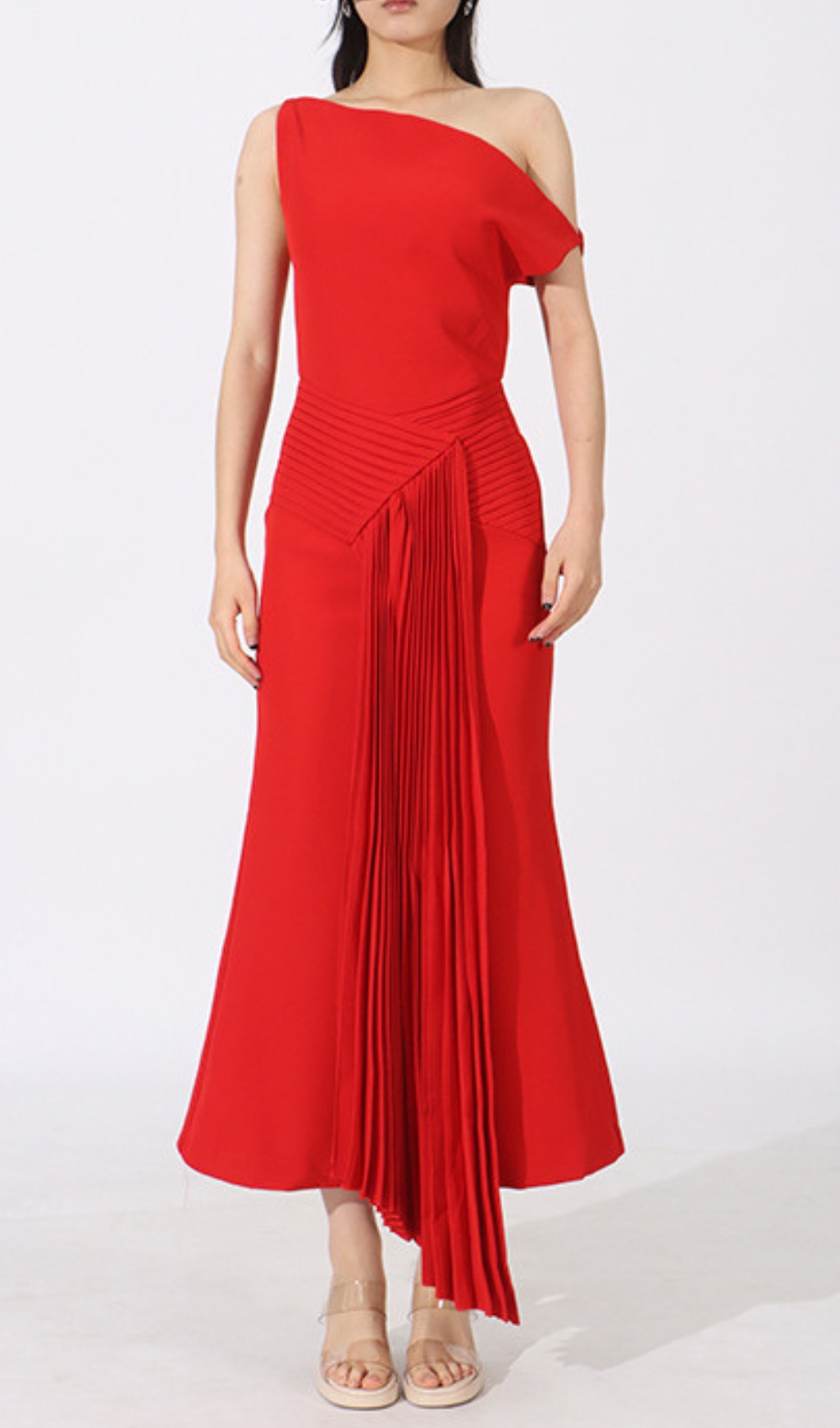 Fashionslee Women Eren Pleated Maxi Dress