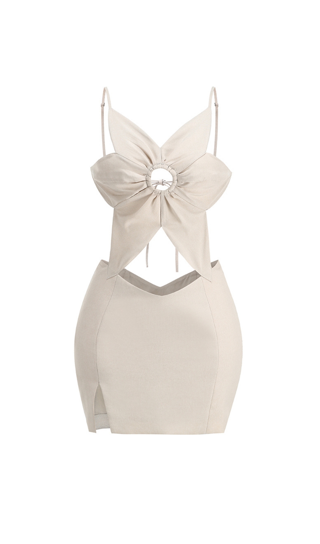 321a01a1551b8b24b3f61843d3f9eb9c.jpg Fashionslee Women Barth Flower Cutout Mini Dress