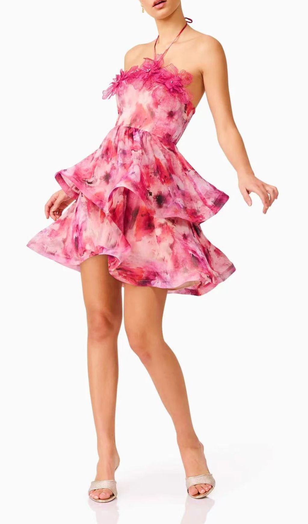 FLORAL PRINT MINI DRESS – TRENDING AESTHETIC - OWNCI FLORAL PRINT MINI DRESS – TRENDING AESTHETIC - OWNCI