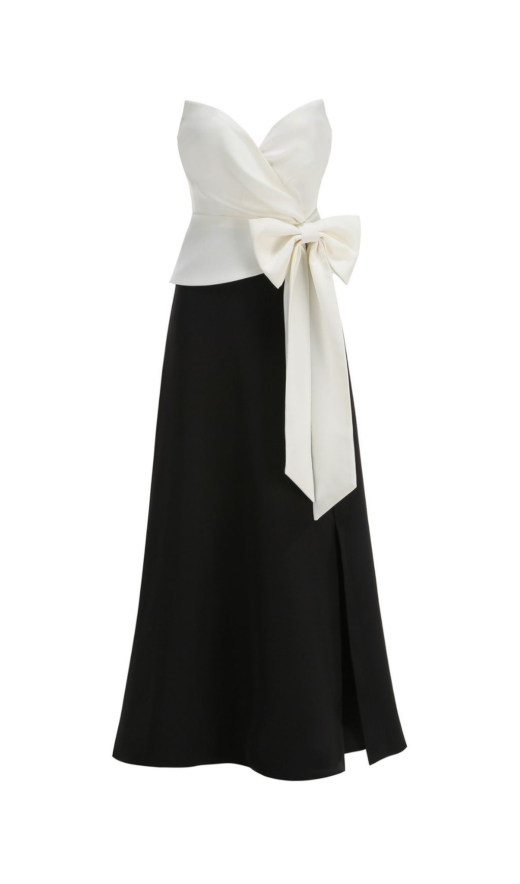 3313387c35be772d0a0314ee2b3f7b69.jpg Fashionslee Women Kevine Strapless Bow Maxi Dress