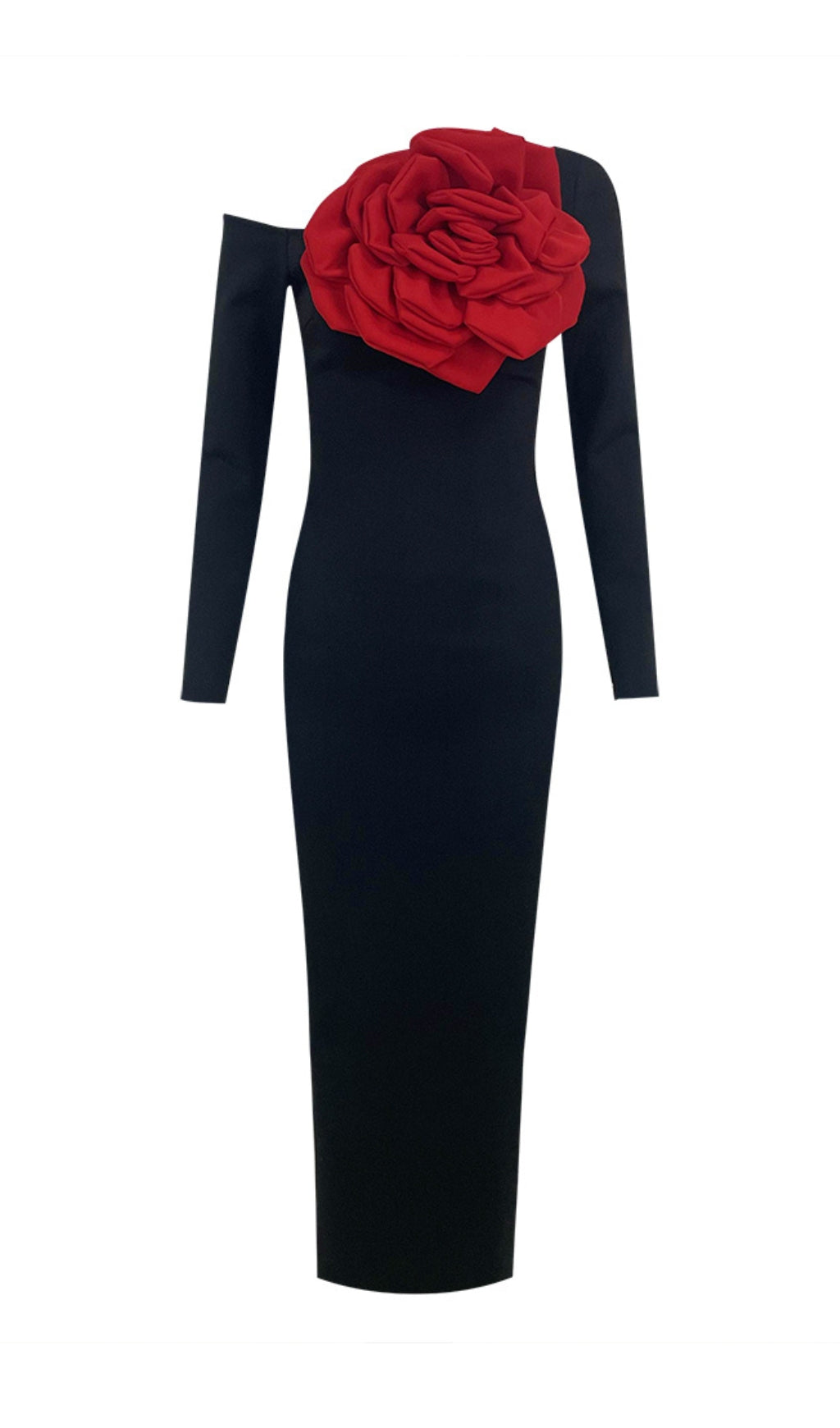 33a605ff41ef076d85786a8c58b18c84.jpeg Fashionslee Women Arlene Off Shoulder Red Flower Maxi Dress