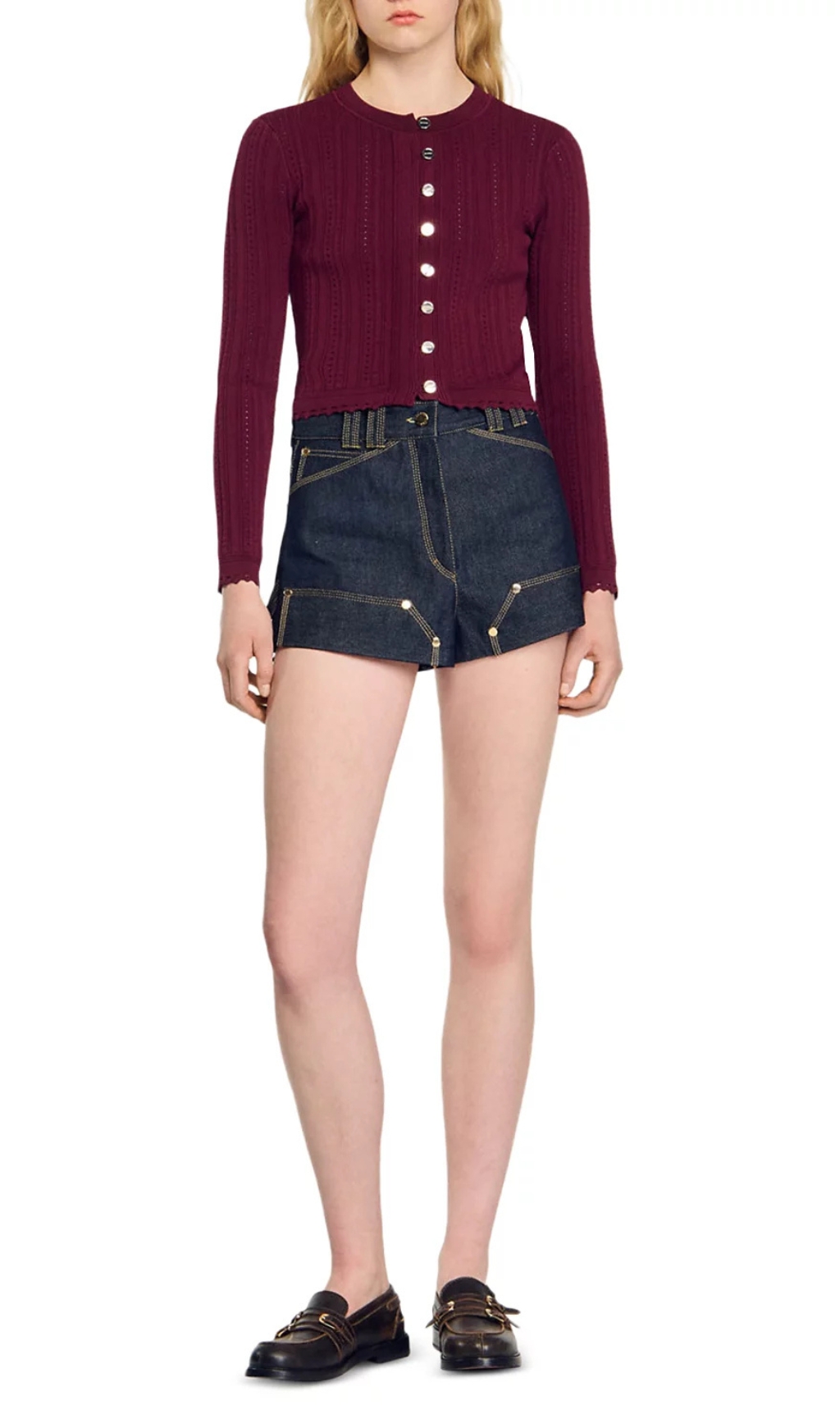 3442428e465b9af6cb2dca472eee47c2.jpg Fashionslee Women Holiday Cropped Cardigan