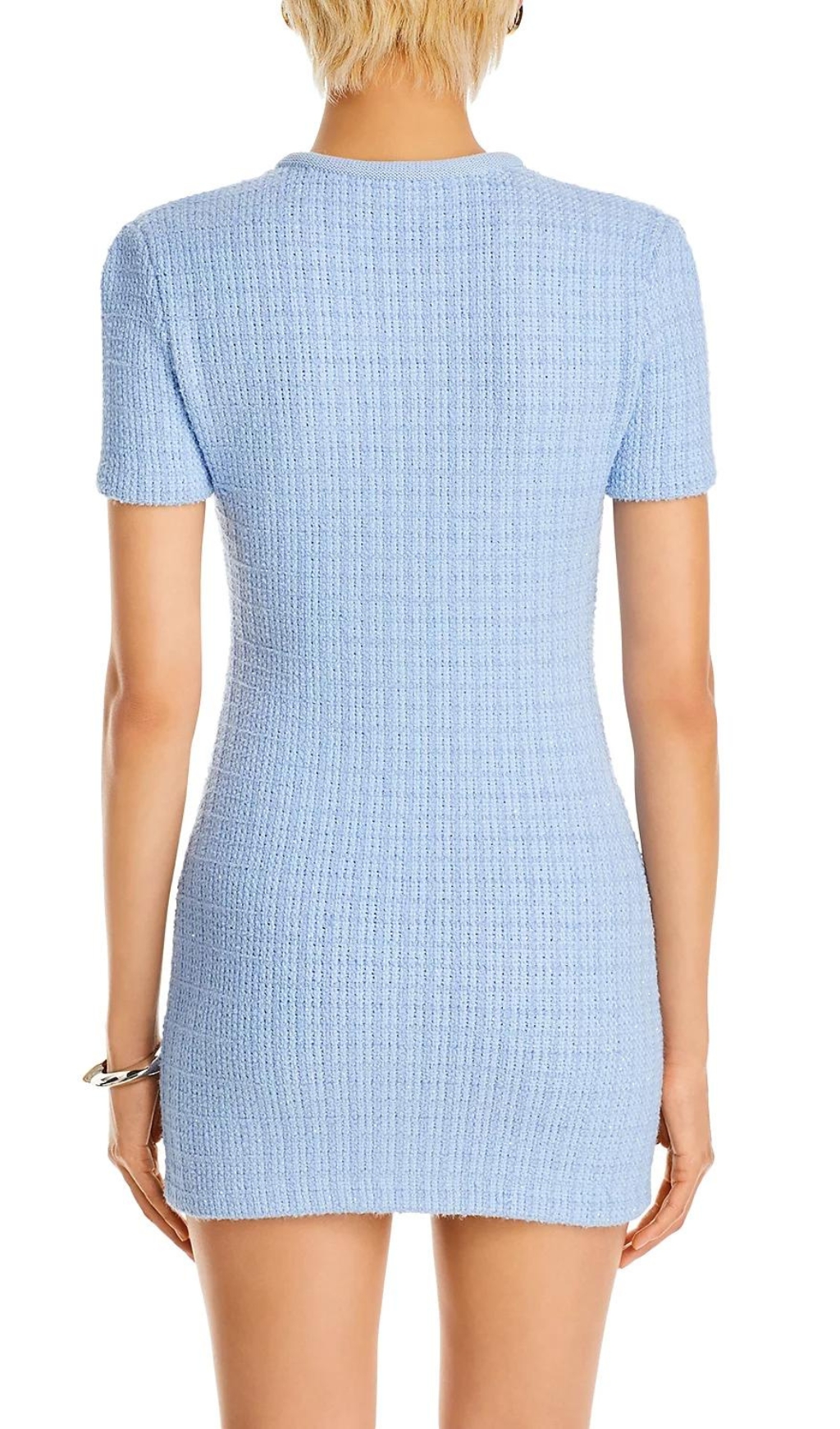 345394b69fe28f33ca0489da7c404e9f.jpg Fashionslee Women Baylor Blue Beaded Button Mini Dress