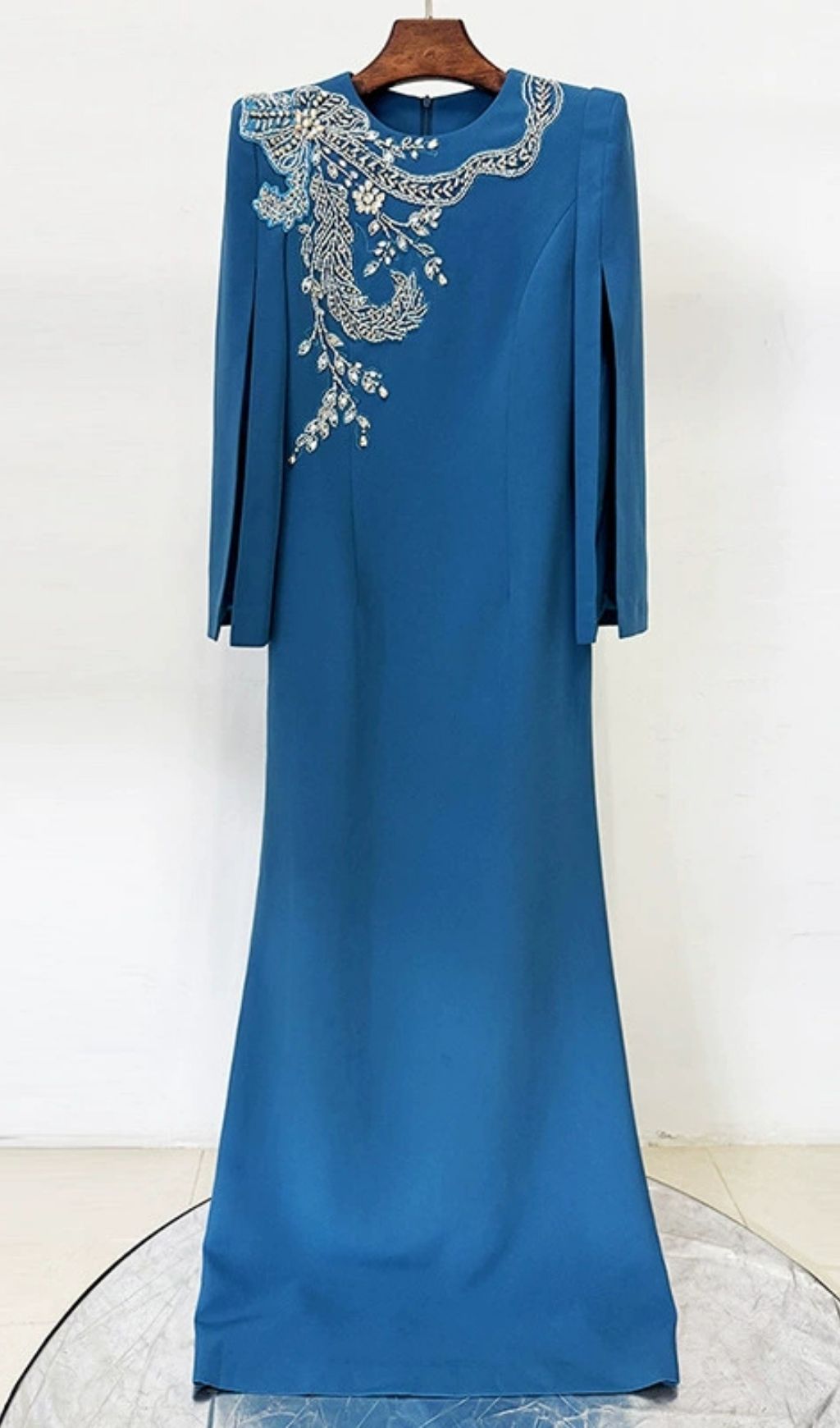 345f7b15cedadc5fa4c5fc2c216bc4ee.jpg Fashionslee Women Kreeli Diamante Long Sleeve Maxi Dress
