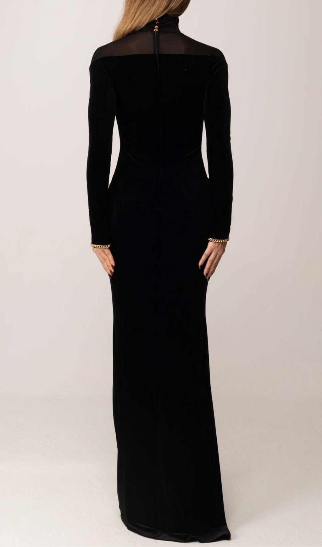 VINTAGE BLACK MAXI DRESS AESTHETIC - OWNCI