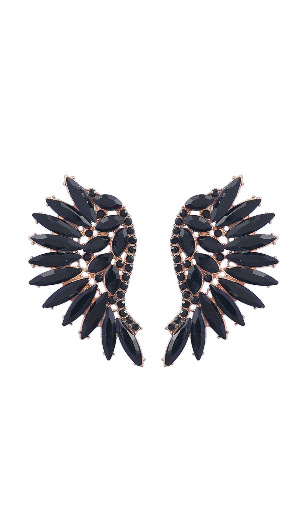 Fashionslee Women Rainbow Rhinestone Earrings