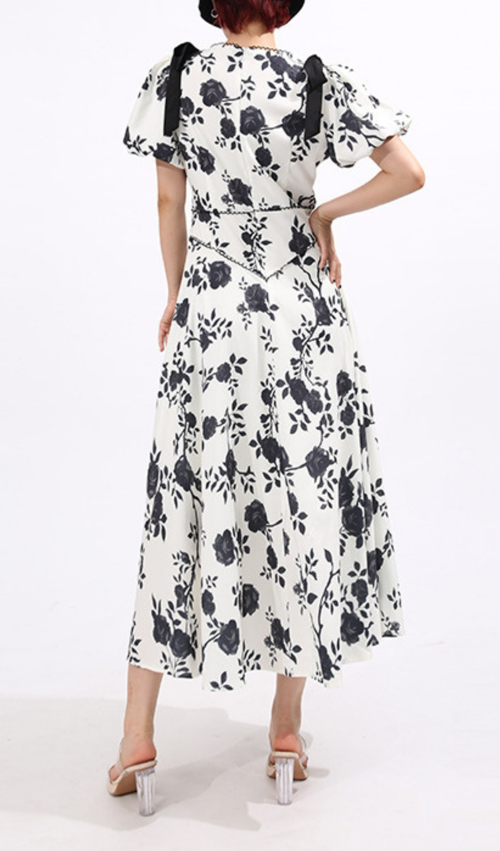 346d1f5236ffc01587c41f775275fa90.jpg Fashionslee Women Filip Flower Printed V-Neck Midi Dress