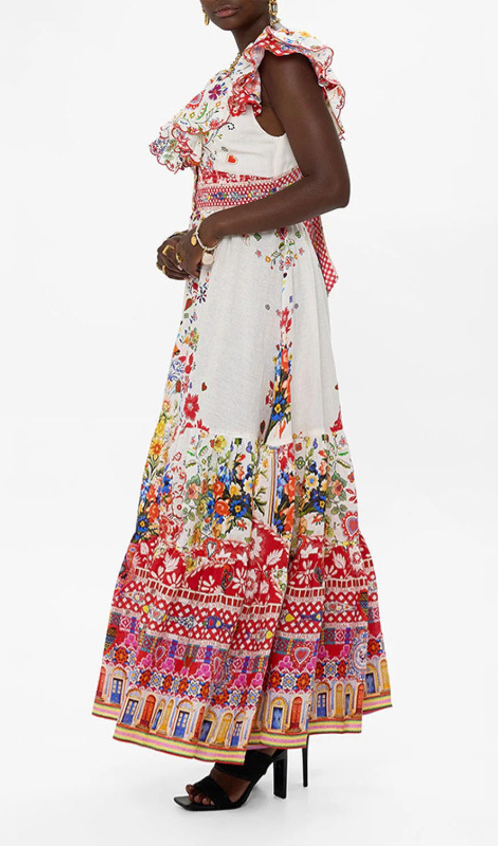349746942b133f5ca01b36dbefd99f49.jpg Fashionslee Women Daria V-Neck Printed Maxi Dress