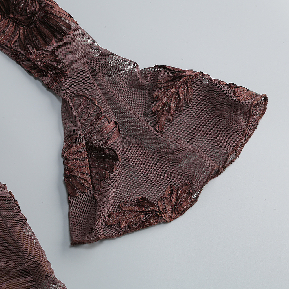 VINTAGE COFFEE FLOWER MINI DRESS – TRENDING - OWNCI VINTAGE COFFEE FLOWER MINI DRESS – TRENDING - OWNCI
