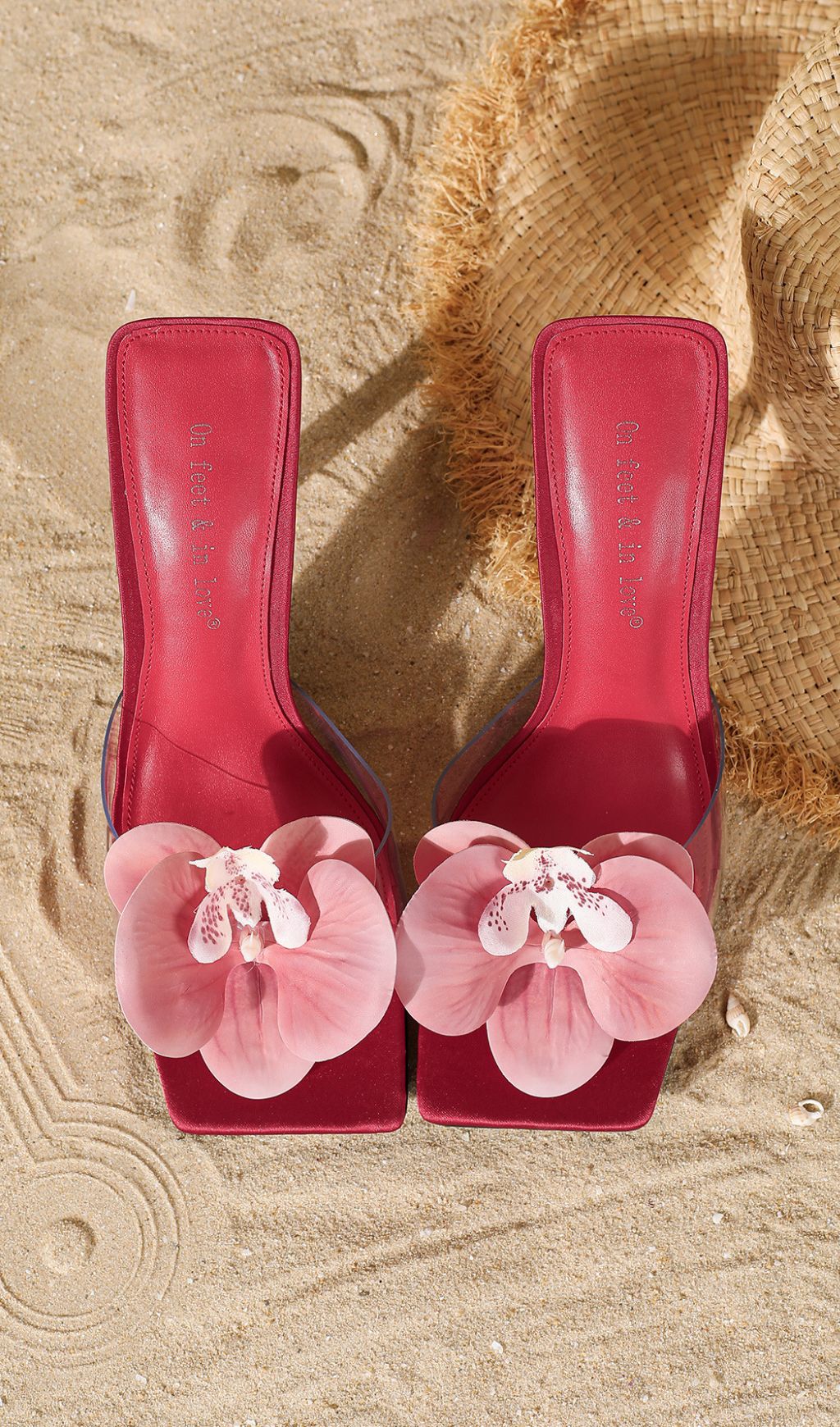 3549a060f0e8b58fa97be186b4345953.jpg Fashionslee Women Hopper Red Flower Sandals