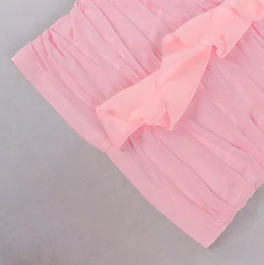359f0077a2029ca942ac2745160e69b7.jpeg Fashionslee Women Strapless Ruched Mini Dress In Pink