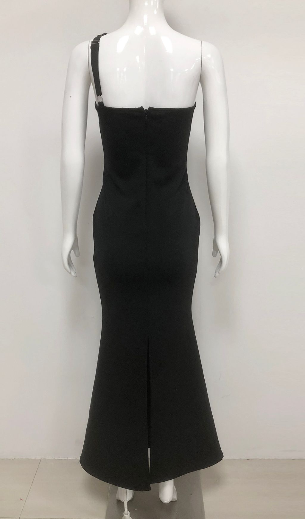 Fashionslee Women Fuji Black Diamante Bandage Maxi Dress