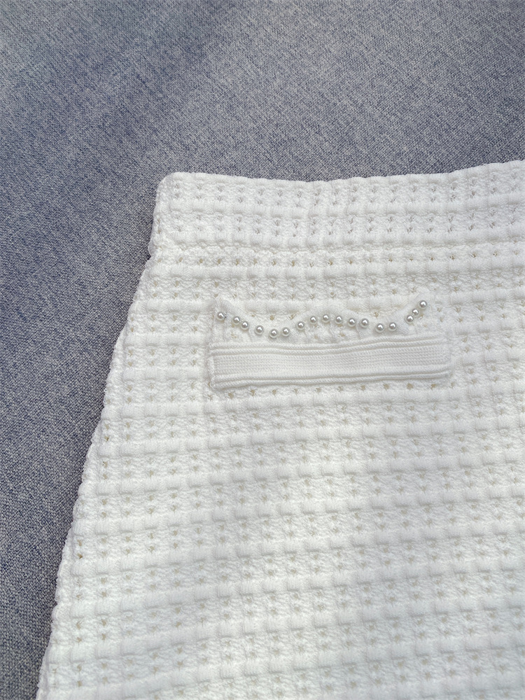 362eec0da2a14dc5e51b0aafc6c073a2.jpg Fashionslee Women Pearl Bead Mini Skirt