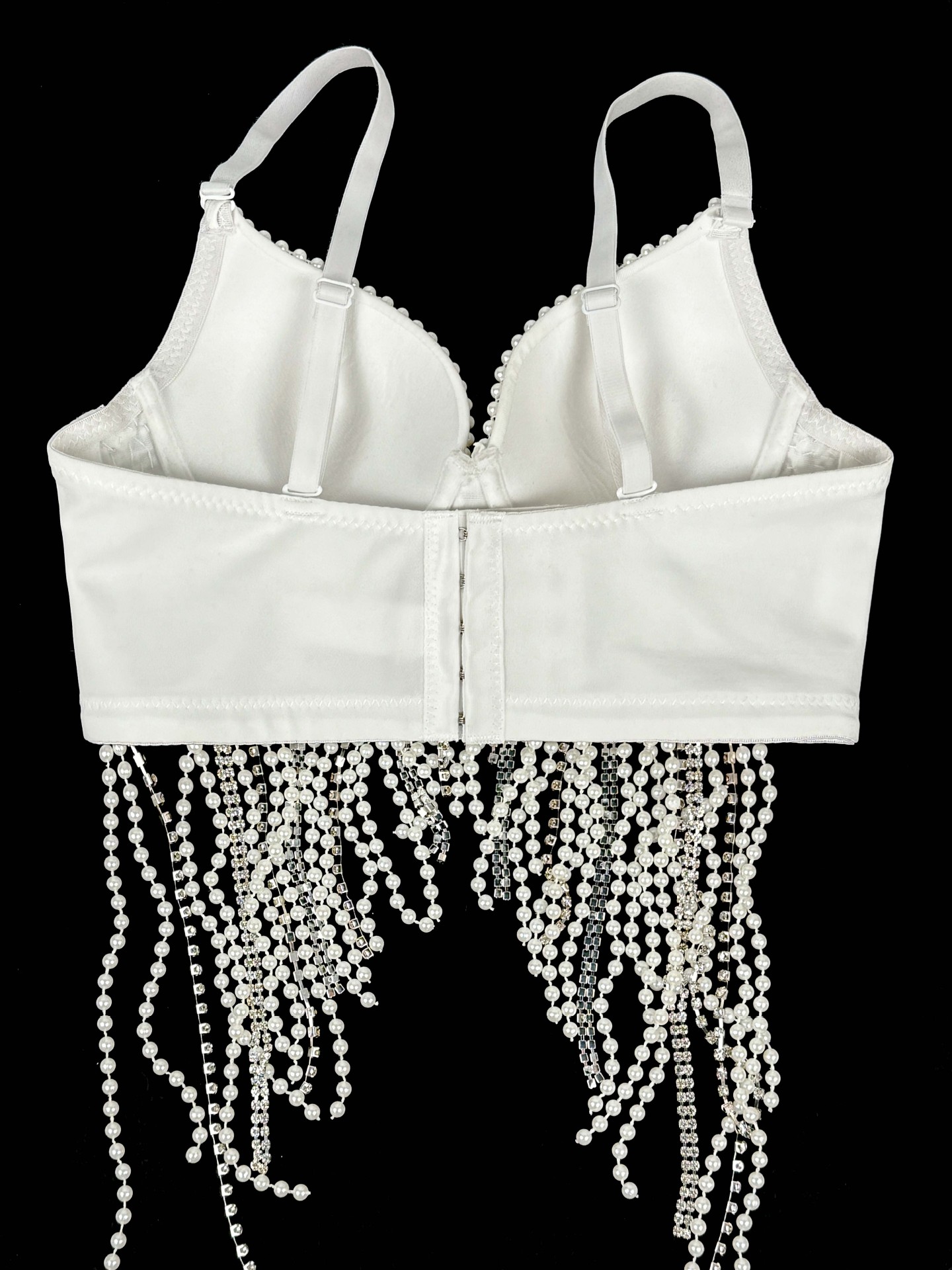 36c5d4f733bd4a959f126cd834e42fb9.jpg Fashionslee Women Gencho Diamante Beaded Top