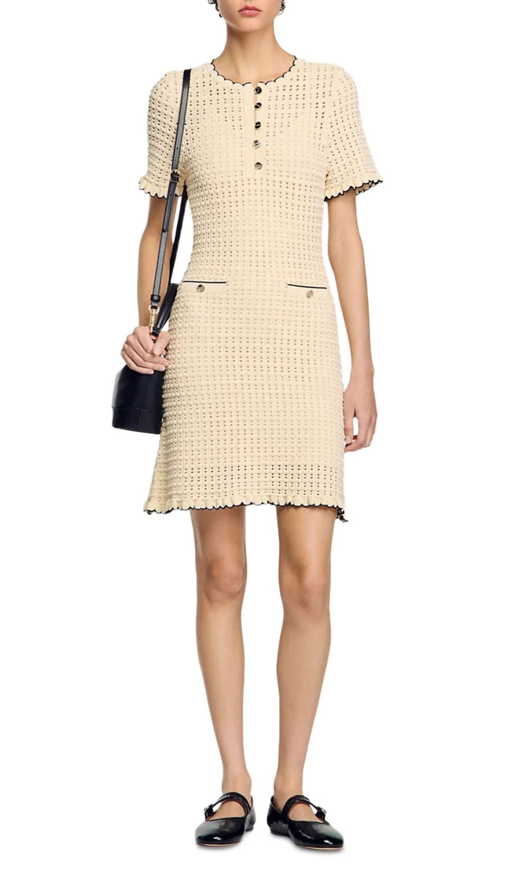 VANILLA AESTHETIC KNIT MINI DRESS - OWNCI