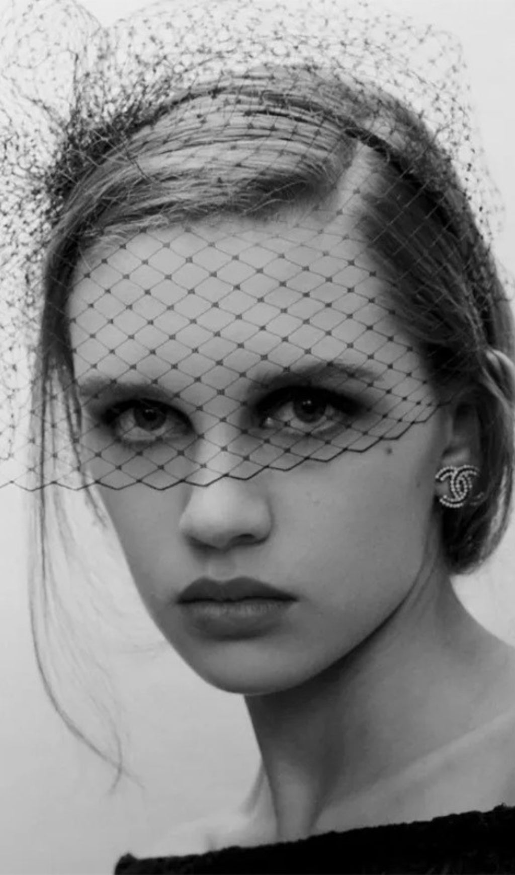 Fashionslee Women Topper Mesh Net Veil Headband